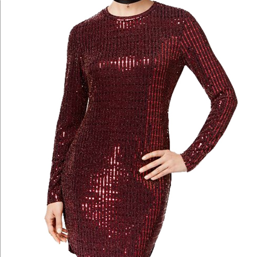 B Darlin Disco-Dot Bodycon Dress from Macy’s
